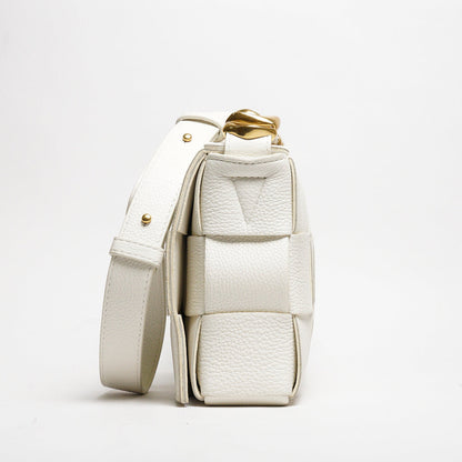 BOTTEGA VENETA 編織肩背包/斜背包 （白色）