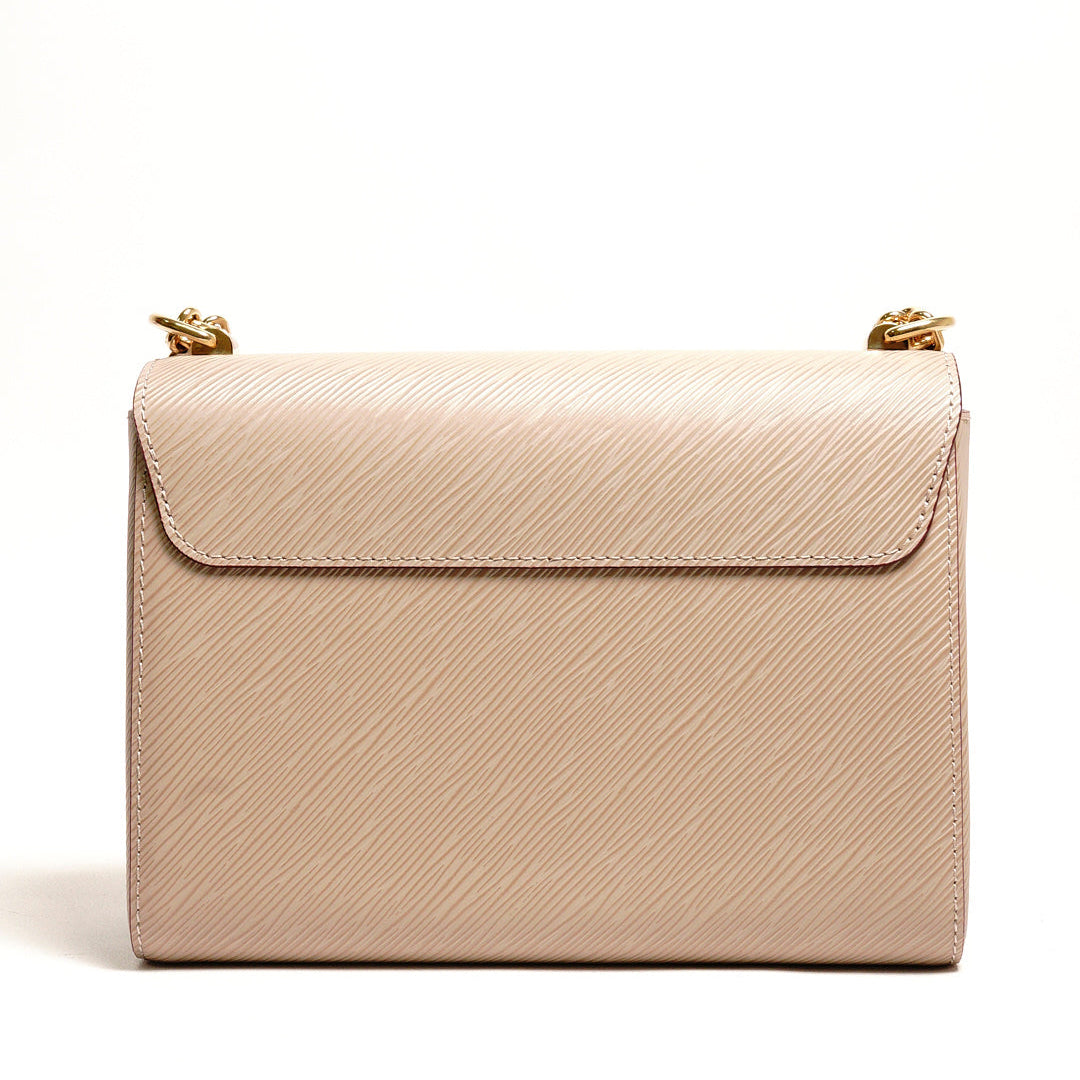 LV Twist MM 鏈條斜背包(灰、偏奶茶色） m21112