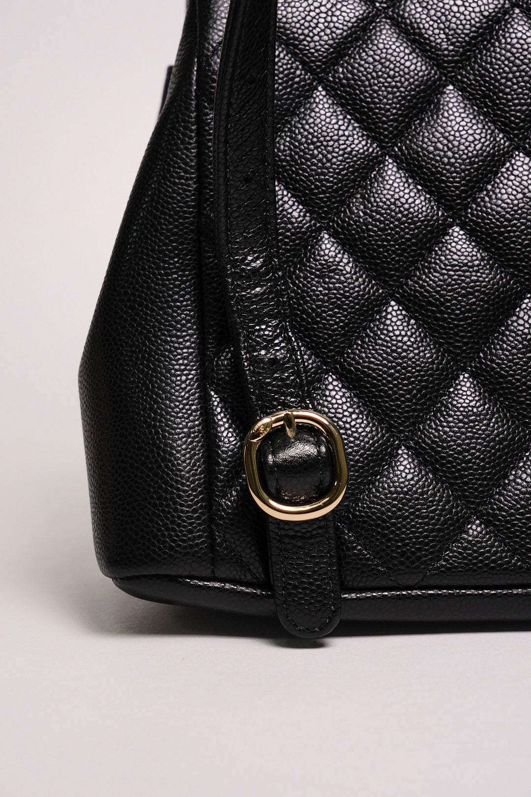 CHANEL 黑金雙肩包 青蛙包 小號