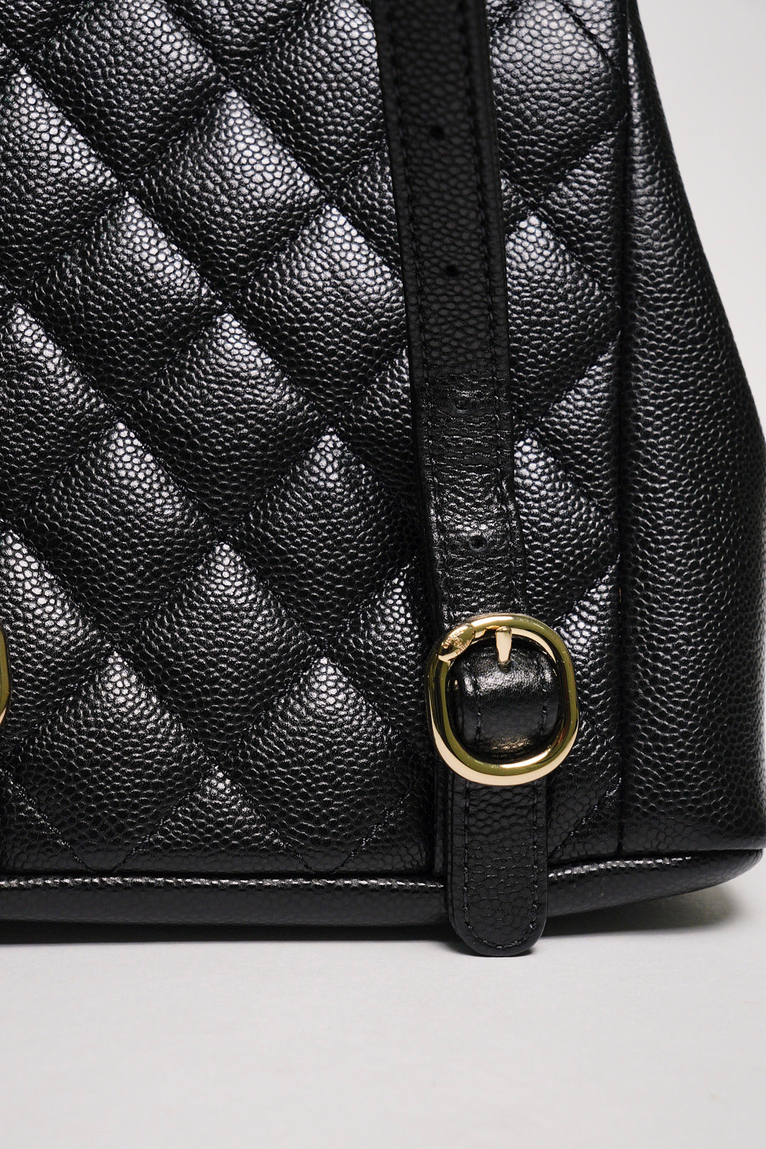 CHANEL 黑金雙肩包 青蛙包 小號