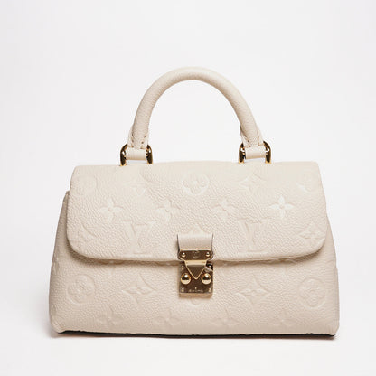 Louis Vuitton Nano Madeleine Monogram Empreinte 奶油色