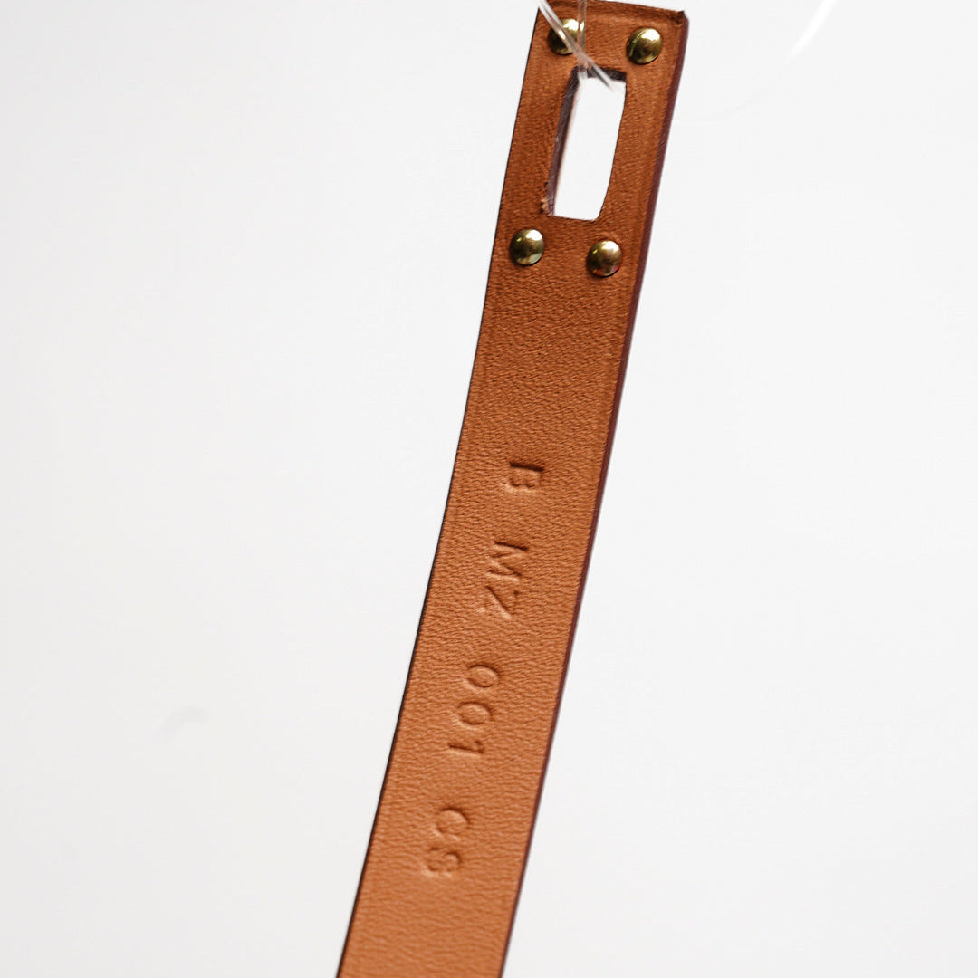 Hermès     Mini Kelly Double Tour bracelet 棕色配玫瑰金色