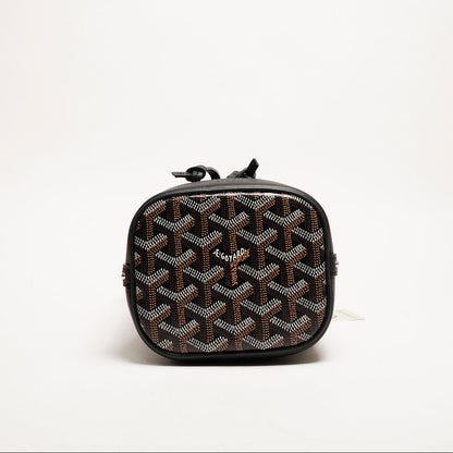 Goyard Petit Flot 迷你小牛皮和帆布水桶包