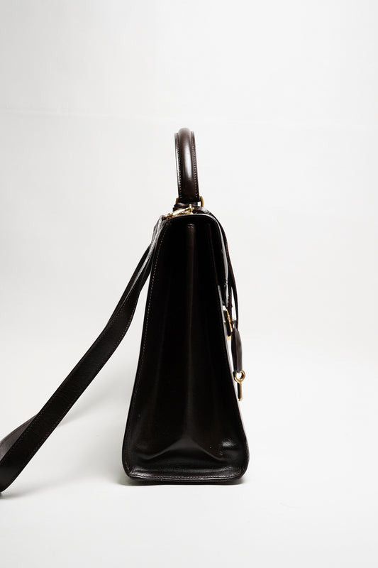 GUCCI 中古款 皮革手提公事包