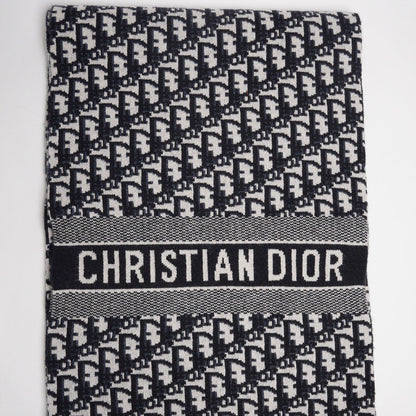Dior 經典老花羊絨圍巾