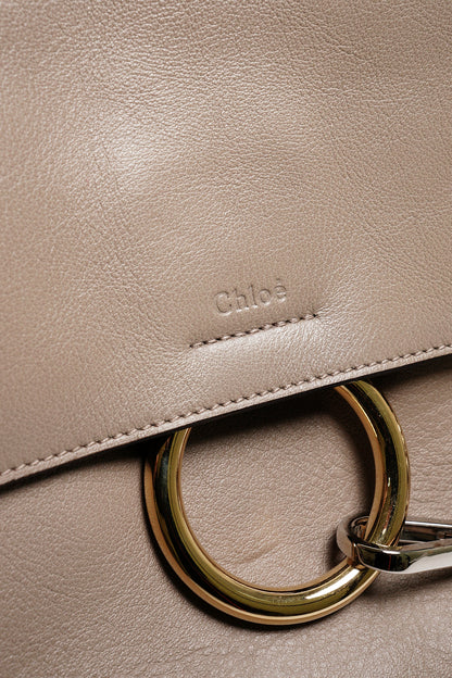 CHLOE Faye系列 手提斜背兩用包（大象灰）