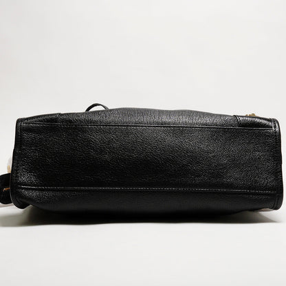 BALENCIAGA S edge city 機車包（黑金色）