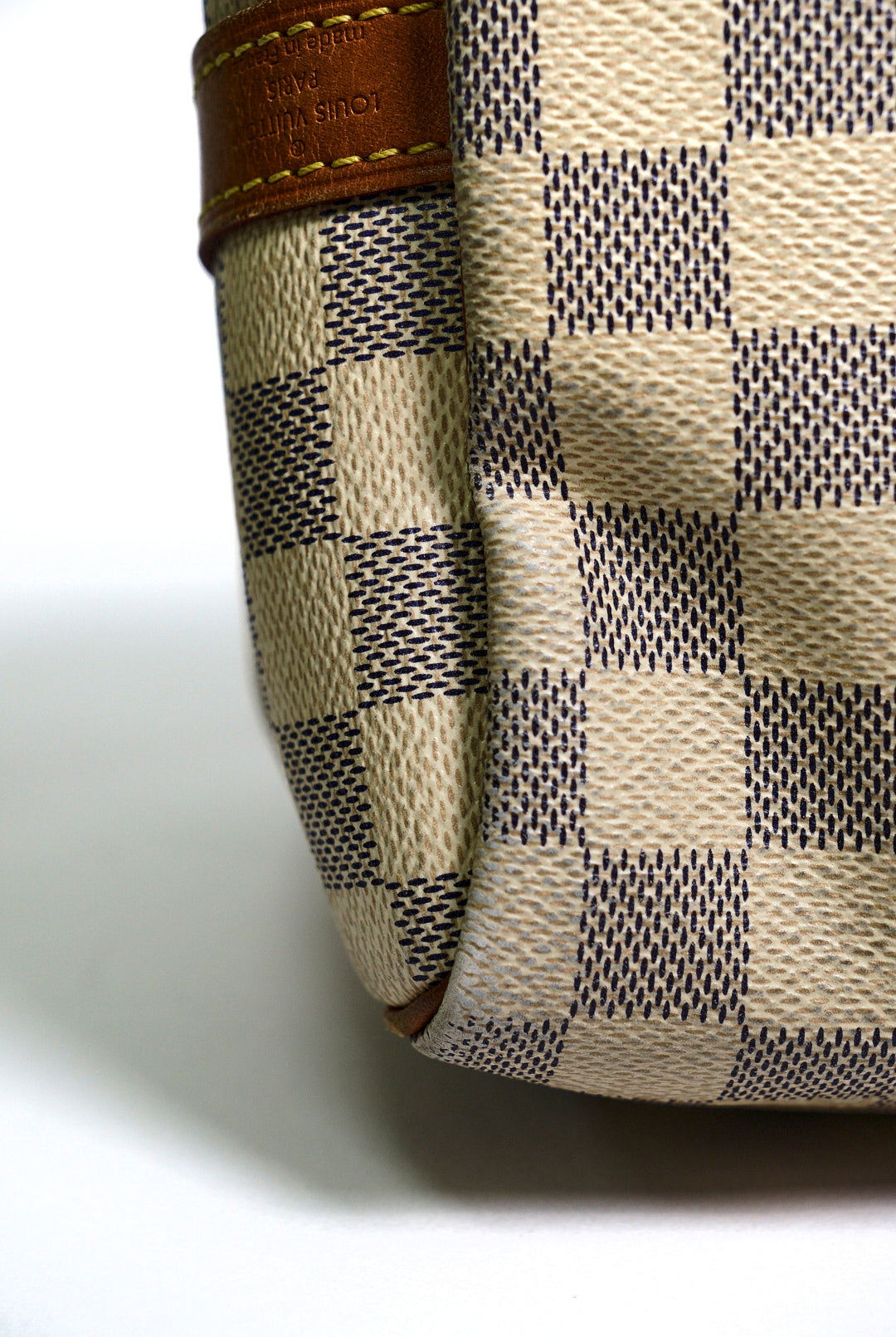 LOUIS VUITTON 白色棋盤 SPEEDY30