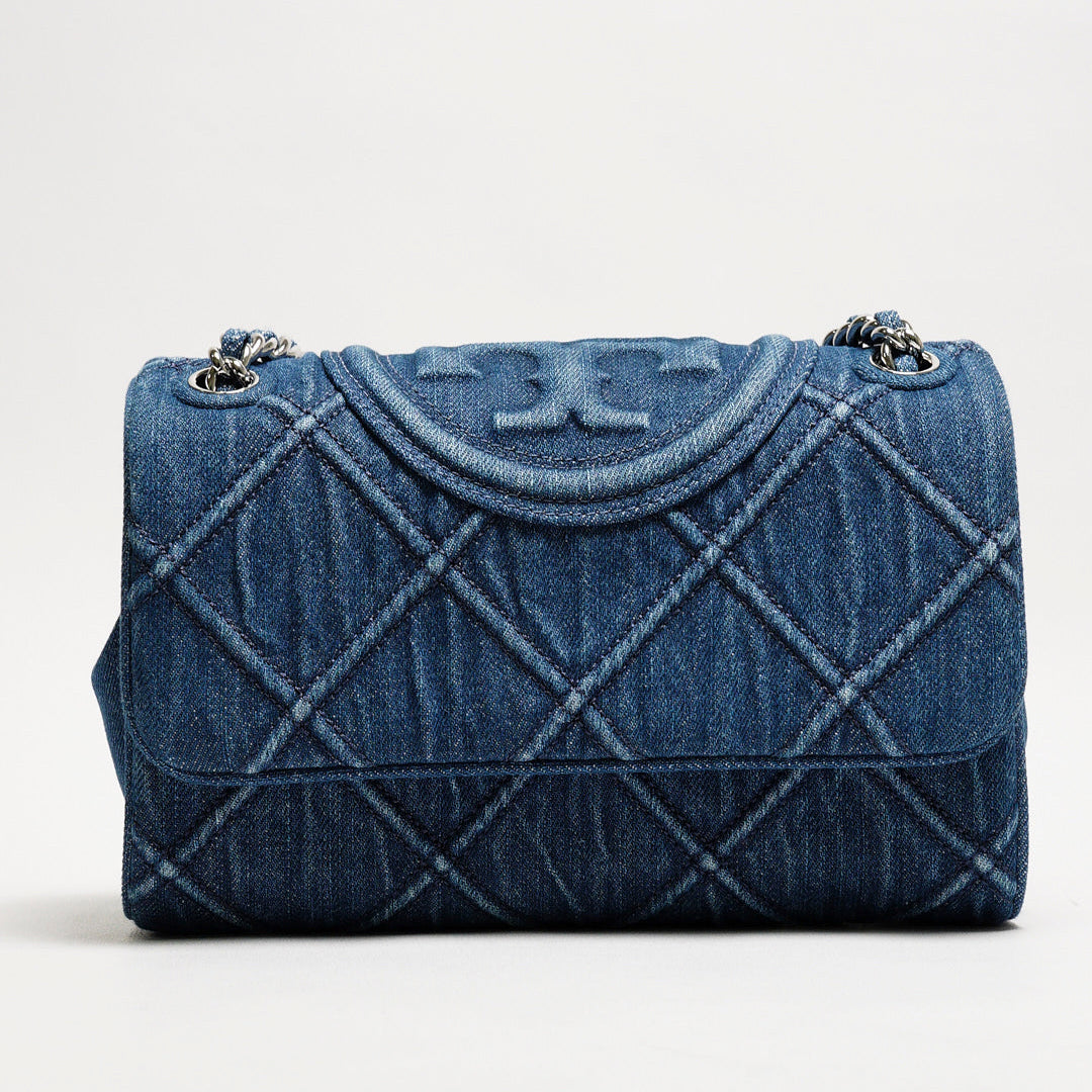 Tory Burch Romy 丹寧牛仔鏈條包