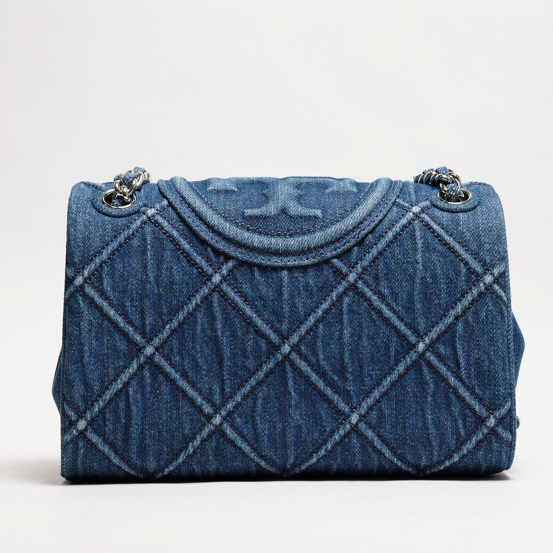 Tory Burch Romy 丹寧牛仔鏈條包