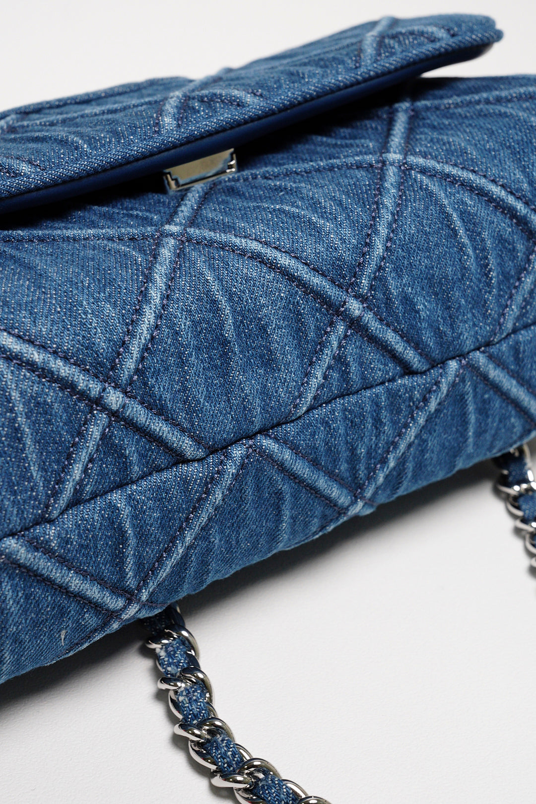 Tory Burch Romy 丹寧牛仔鏈條包