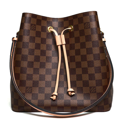 LOUIS VUITTON Venus Pink Damier Ebene Canvas NéoNoé MM