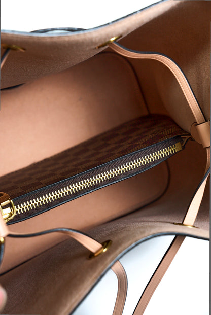 LOUIS VUITTON Venus Pink Damier Ebene Canvas NéoNoé MM