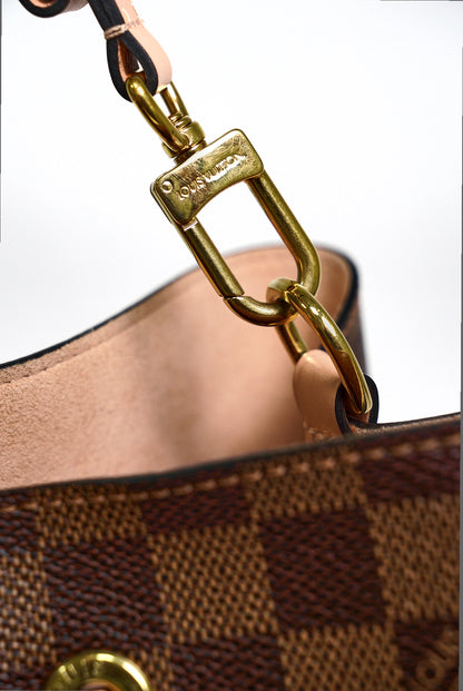 LOUIS VUITTON Venus Pink Damier Ebene Canvas NéoNoé MM