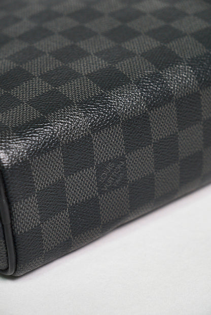 LOUIS VUITTON DAYTON MM DAMIER GRAPHITE 單肩包 DAMIER GRAPHITE 帆布 黑色