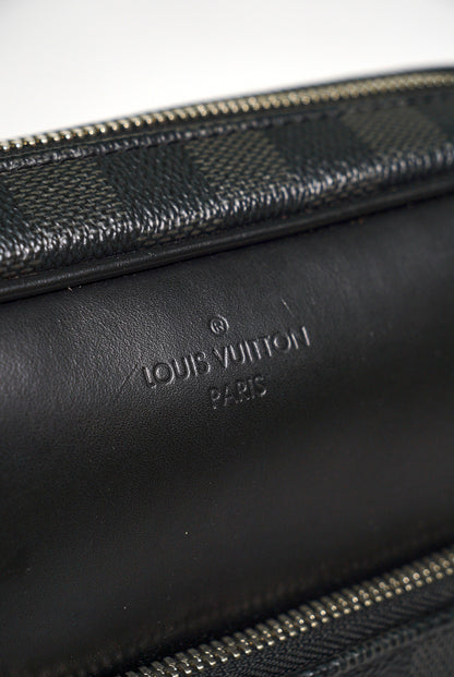 LOUIS VUITTON DAYTON MM DAMIER GRAPHITE 單肩包 DAMIER GRAPHITE 帆布 黑色