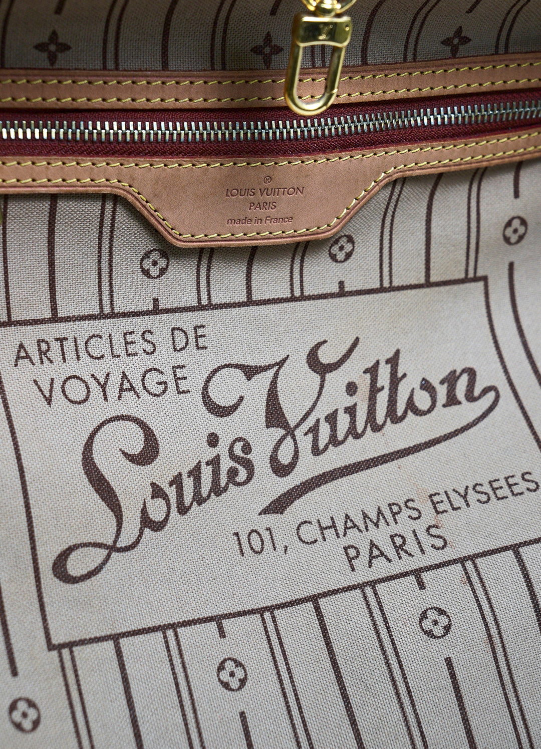 LOUIS VUITTON Neverfull MM 托特包