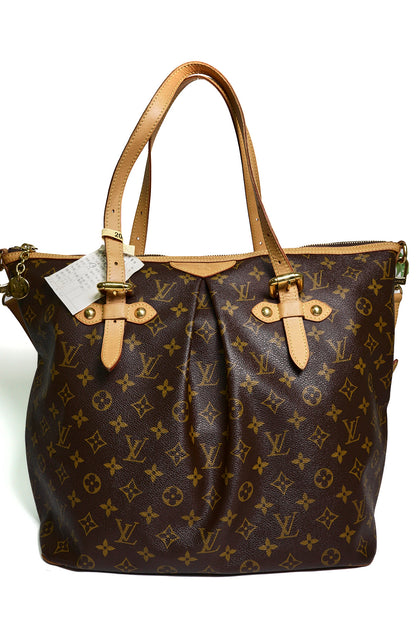 LOUIS VUITTON Palermo GM  Monogram Canvas Brown 托特包