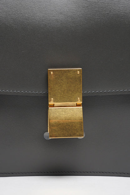 CELINE 牛皮皮革Classic Box金扣肩背袋