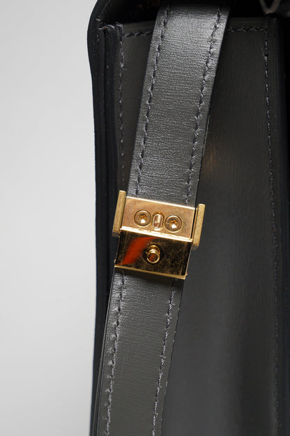 CELINE 牛皮皮革Classic Box金扣肩背袋