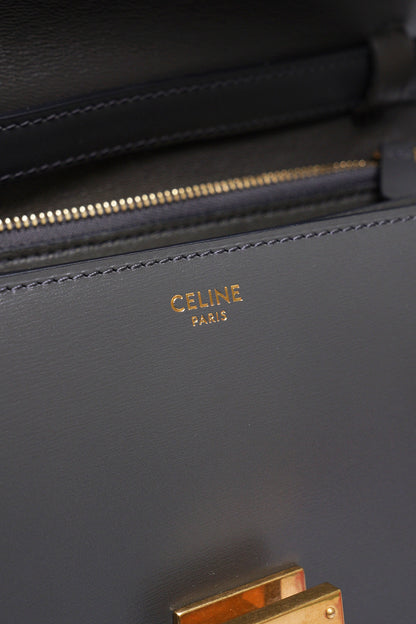 CELINE 牛皮皮革Classic Box金扣肩背袋