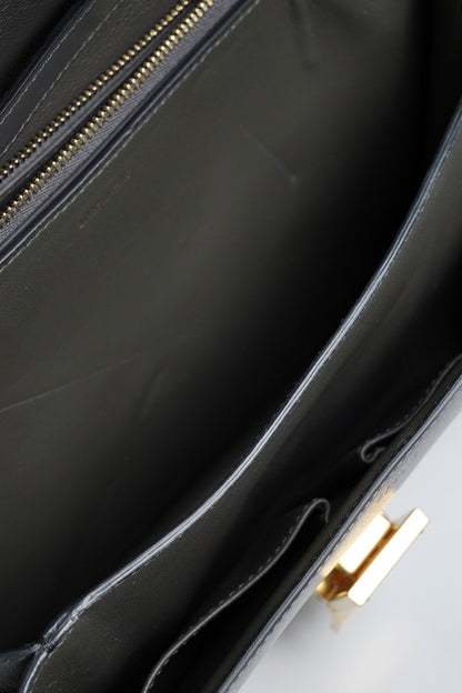 CELINE 牛皮皮革Classic Box金扣肩背袋