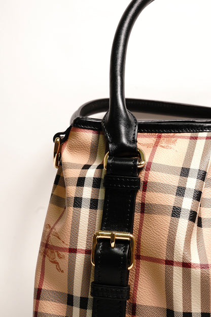 Burberry 經典格紋手提包/斜背包