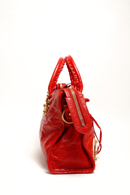 Balenciaga S City 機車包｜熱戀紅