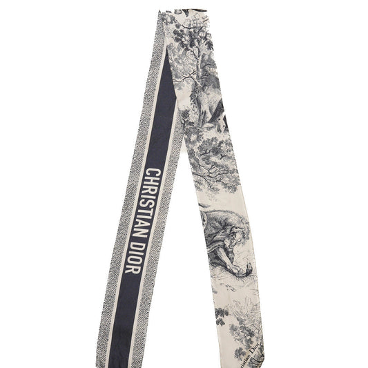 DIOR Toile de Jouy Sauvage 法式印花圖騰 Mitzah 絲巾