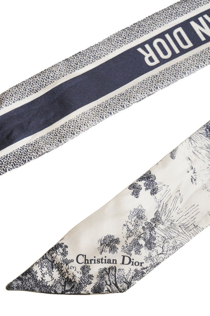 DIOR Toile de Jouy Sauvage 法式印花圖騰 Mitzah 絲巾
