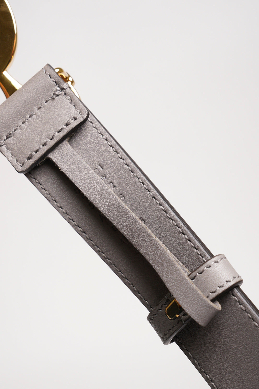 GUCCI ZUMI 灰色皮帶 女款99新