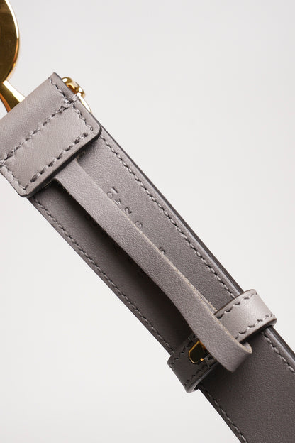 GUCCI ZUMI 灰色皮帶 女款99新