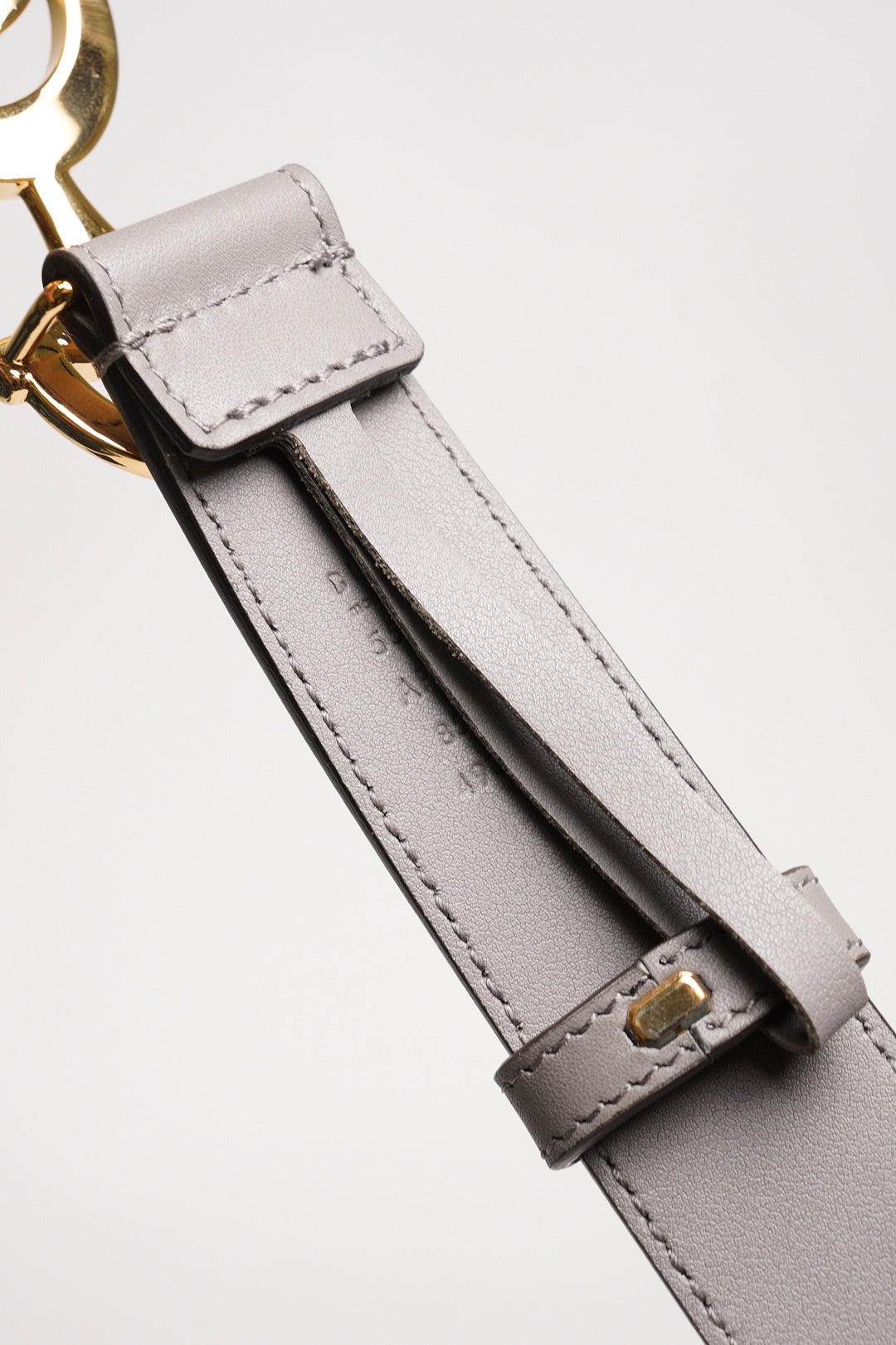 GUCCI ZUMI 灰色皮帶 女款99新