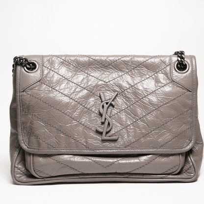 SAINT LAURENT 牛皮皮革Niki Medium鏈帶肩背袋