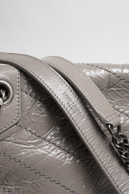 SAINT LAURENT 牛皮皮革Niki Medium鏈帶肩背袋
