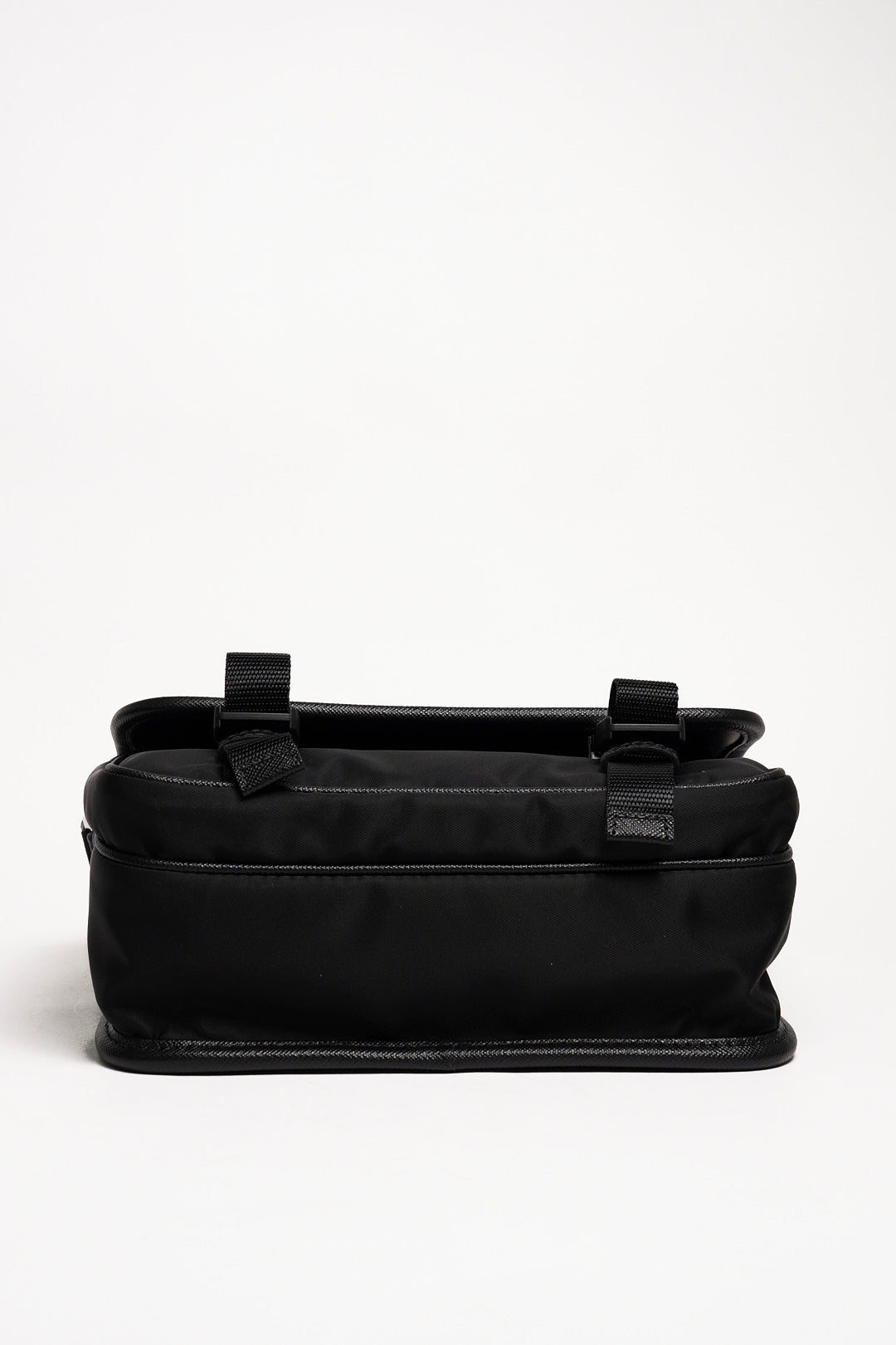 PRADA 普拉達 黑色 尼龍 皮革 Re-Nylon Saffiano 肩背包