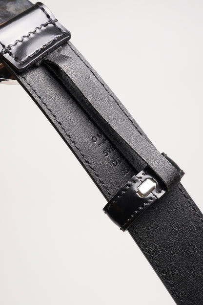 GUCCI 古馳經典 Interlocking GG仿舊皮革金屬女款