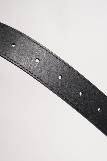 GUCCI 古馳經典 Interlocking GG仿舊皮革金屬女款