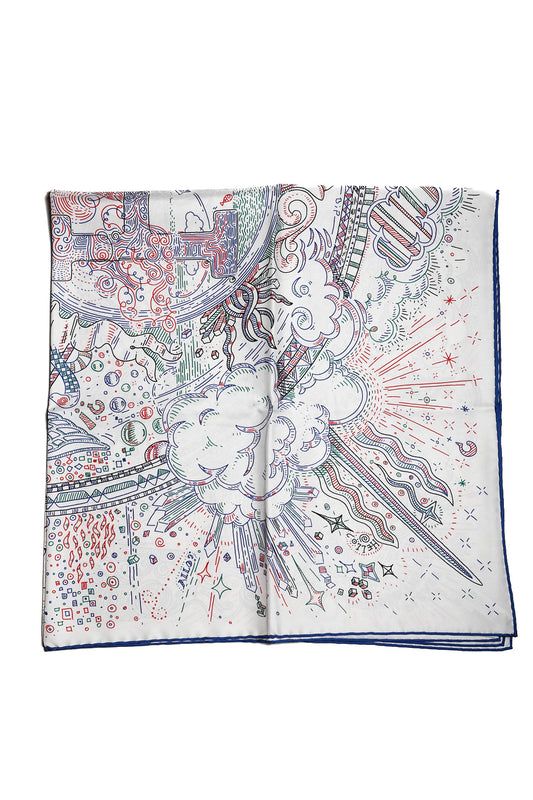 HERMES Please Hold The Line 90方巾（