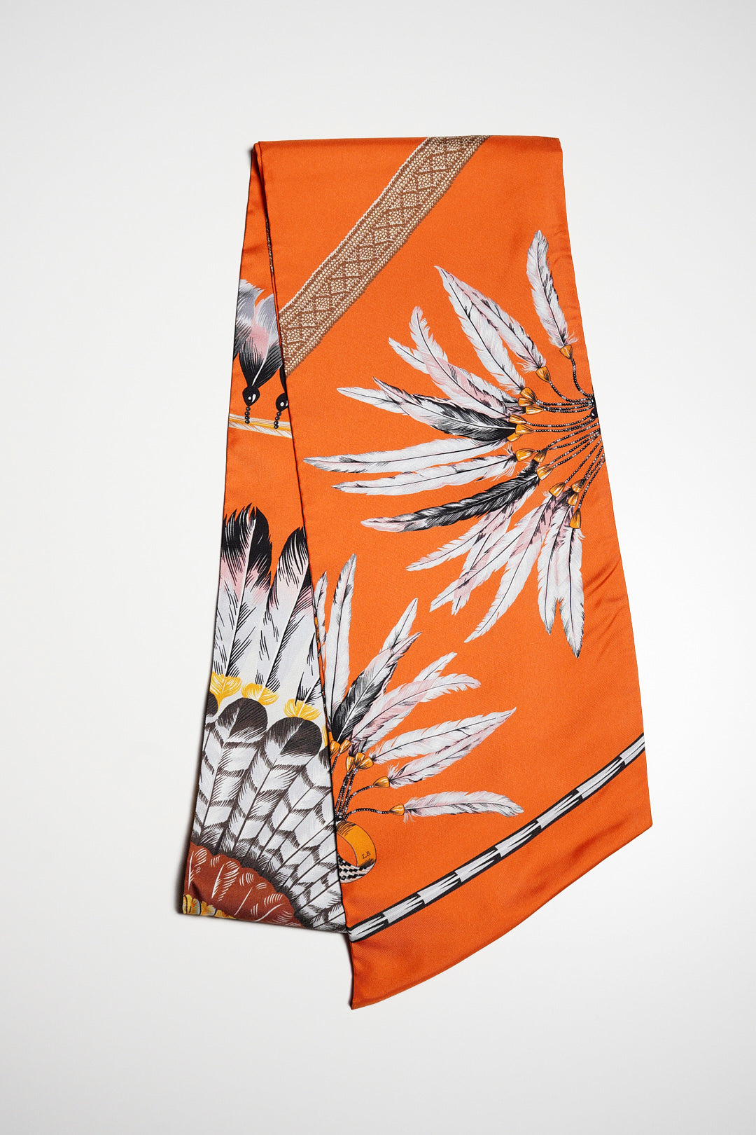 HERMES 絲質 Max Twilly絲巾