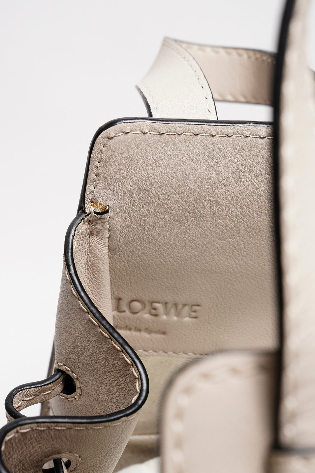 LOEWE 帆布拼接hammock