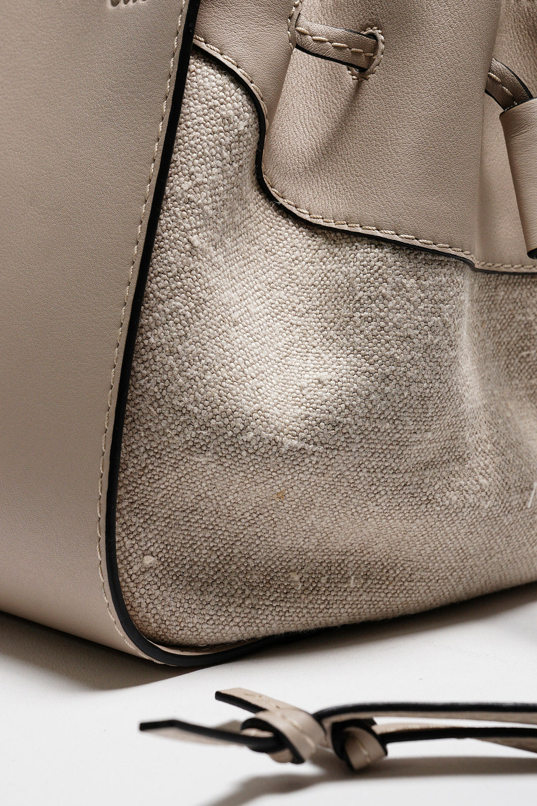 LOEWE 帆布拼接hammock