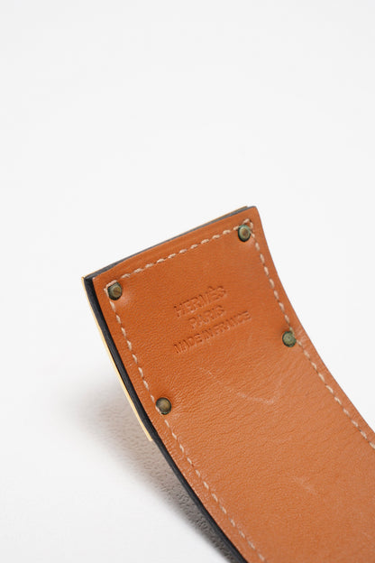 HERMES 愛馬仕 kelly dog 手環 小號(藍色) X刻