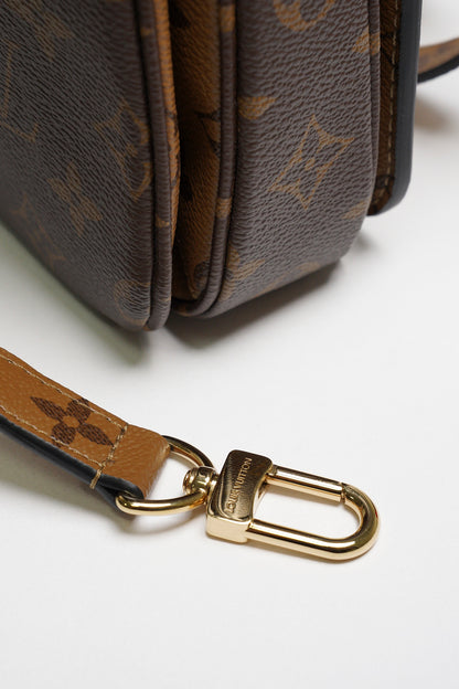 Louis Vuitton 經典Pochette M tis Monogram帆布手提斜背郵差包