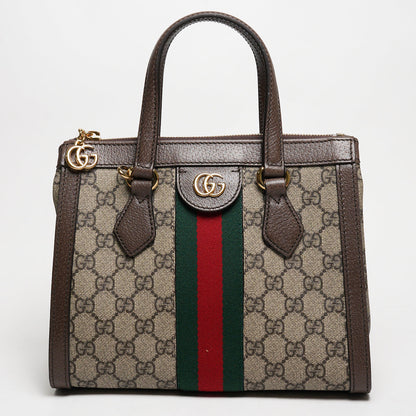 GUCCI OPHIDIA系列小號托特包