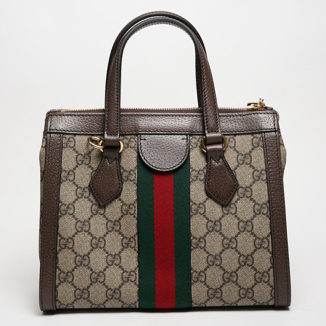 GUCCI OPHIDIA系列小號托特包