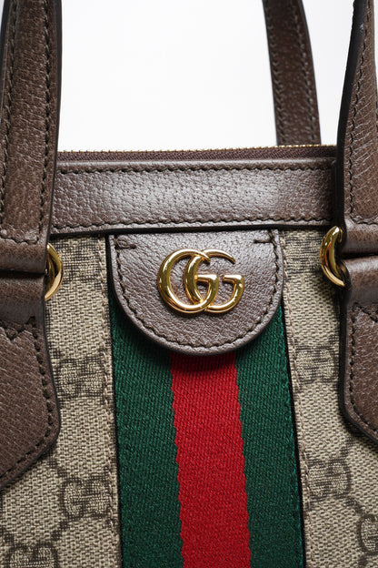 GUCCI OPHIDIA系列小號托特包