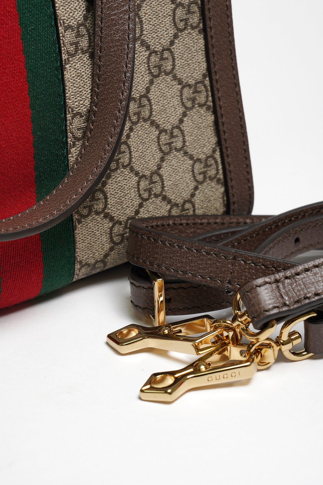GUCCI OPHIDIA系列小號托特包