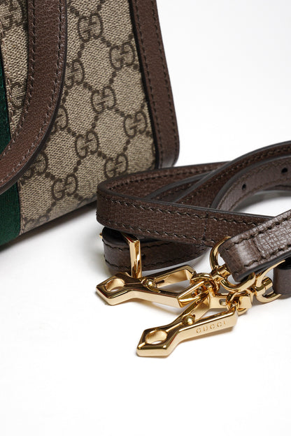 GUCCI OPHIDIA系列小號托特包