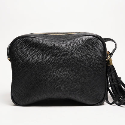 Gucci 雙G浮雕小牛皮流蘇 SOHO 斜背包